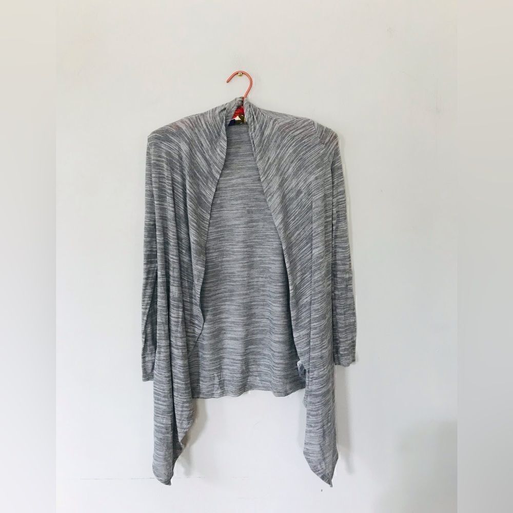 Athleta | women’s grey thin knit cardigan sweater | size XS